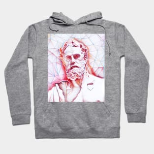 Xenophon Portrait | Xenophon Artwork | Line Art Hoodie